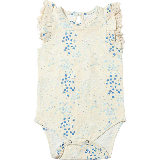 Amber Onesie, Blue Spring Floral
