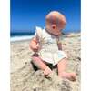 Amber Onesie, Blue Spring Floral - Onesies - 2