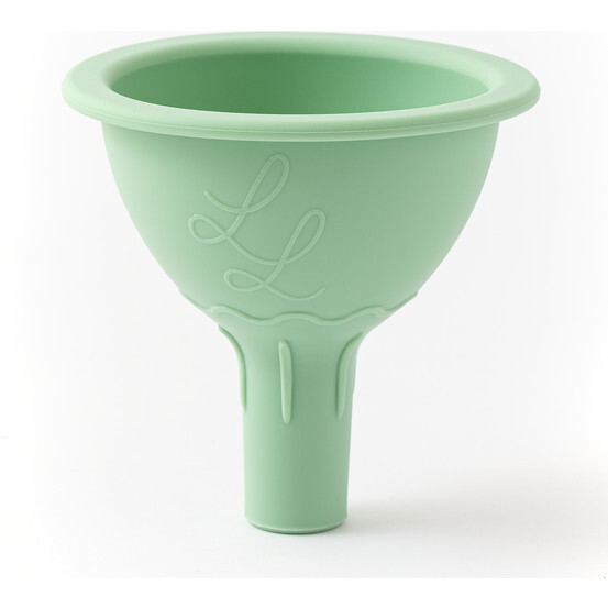 Nontoxic Silicone Funnel, Green - Food Storage - 1