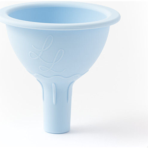 Nontoxic Silicone Funnel, Blue - Food Storage - 1