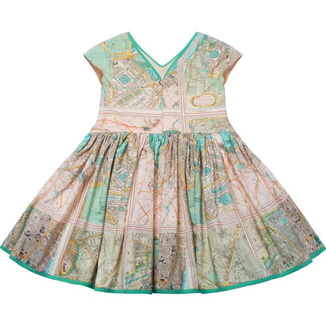 Slip Road Dress, Old London Map - Dresses - 2