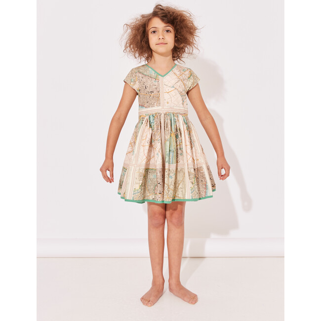 Slip Road Dress, Old London Map - Dresses - 3