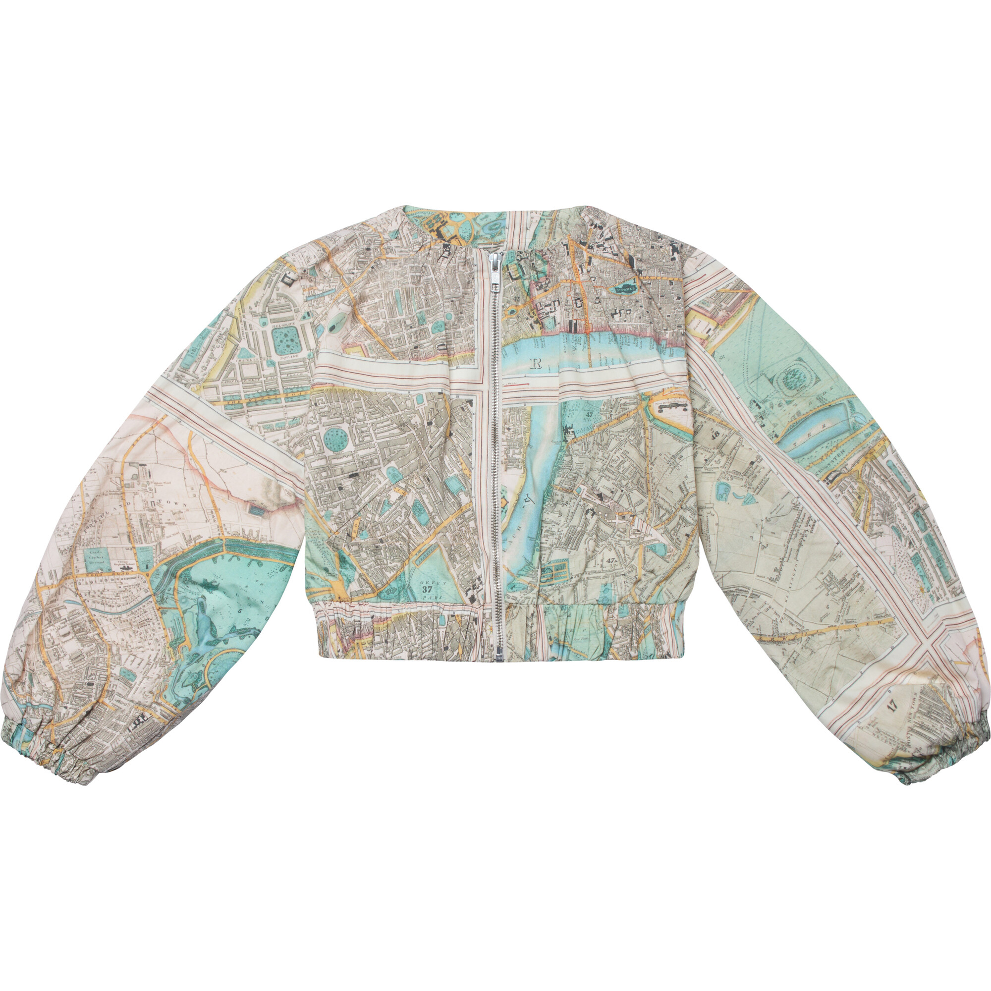 Not All Who Wander Are Lost Jacket, Old London Map - Jackets - 1