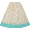 In A Roundabout Way Skirt, Blue Sprig - Skirts - 1 - thumbnail