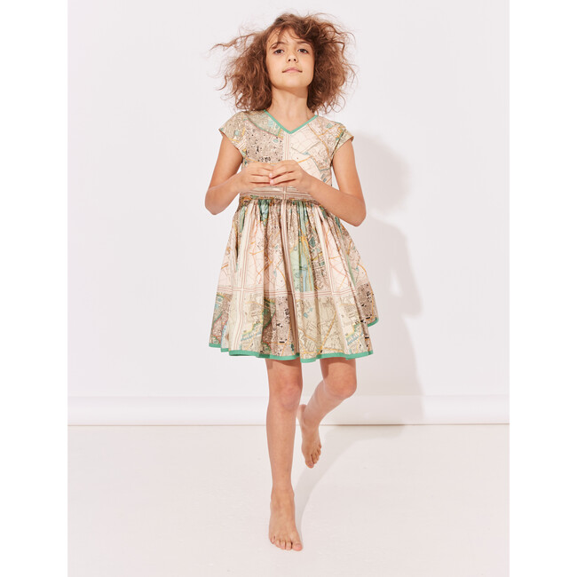 Slip Road Dress, Old London Map - Dresses - 6