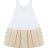 Balls In The Air Dress, Swan & Milky Tea - Dresses - 2