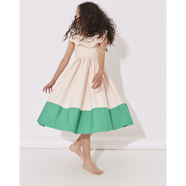 Correspondence Dress, French Manicure & Verdigris - Dresses - 5