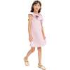 Petulla Off Shoulder Ruffle Dress, Purple - Dresses - 4