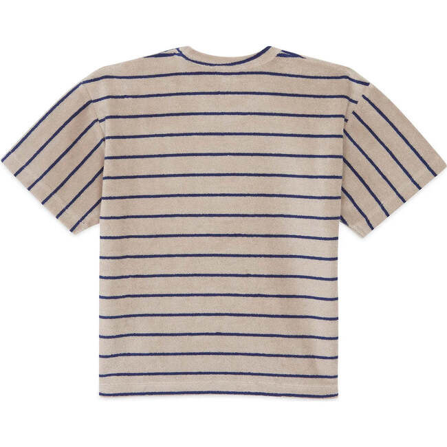 Terrycloth Striped Livio T-shirt - T-Shirts - 5