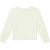 Openwork Hearts Lilou Cardigan, Ecru - Cardigans - 3