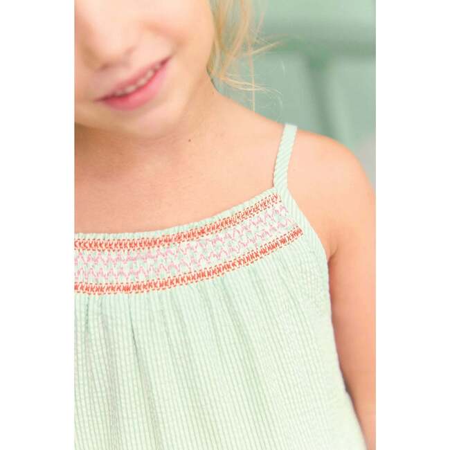 Mint Striped Calypso Midi Dress - Dresses - 2