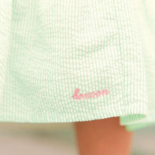 Mint Striped Calypso Midi Dress - Dresses - 4