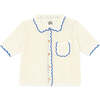 Crochet Lanza Cardigan, Marshmallow - Cardigans - 1 - thumbnail