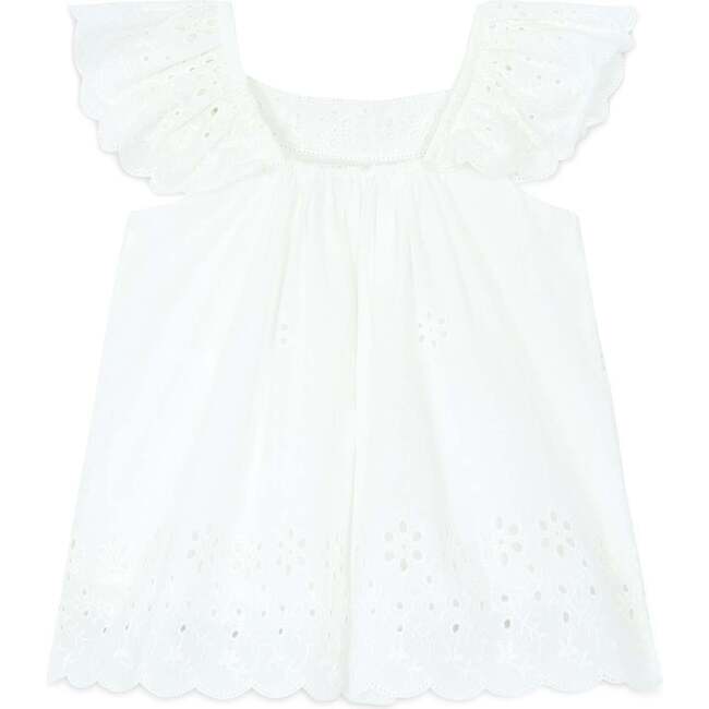 Embroidered Voile Laure Baby Dress - Dresses - 5