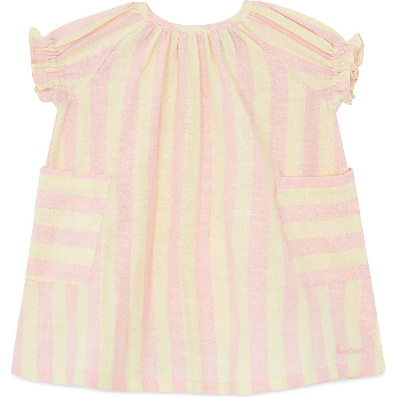 Citrus Stripe Lucille Baby Dress - Dresses - 1