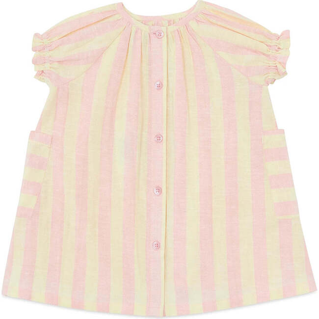 Citrus Stripe Lucille Baby Dress - Dresses - 4