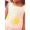 Citron Heart Pocket Crochet Vest - Tank Tops - 2