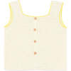 Citron Heart Pocket Crochet Vest - Tank Tops - 6