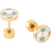 Soccer Ball Stud Earrings - Earrings - 1 - thumbnail