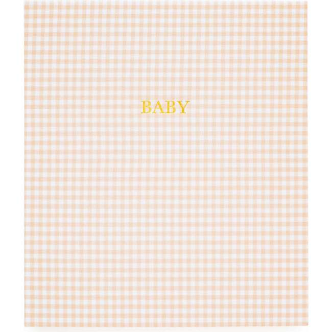 Sugar Paper x Maisonette Baby Book, Pink Gingham