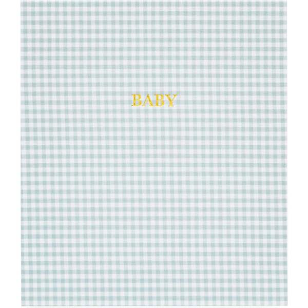 Sugar Paper x Maisonette Baby Book, Blue Gingham