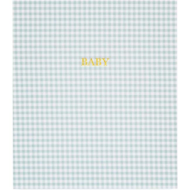 Sugar Paper x Maisonette Baby Book, Blue Gingham