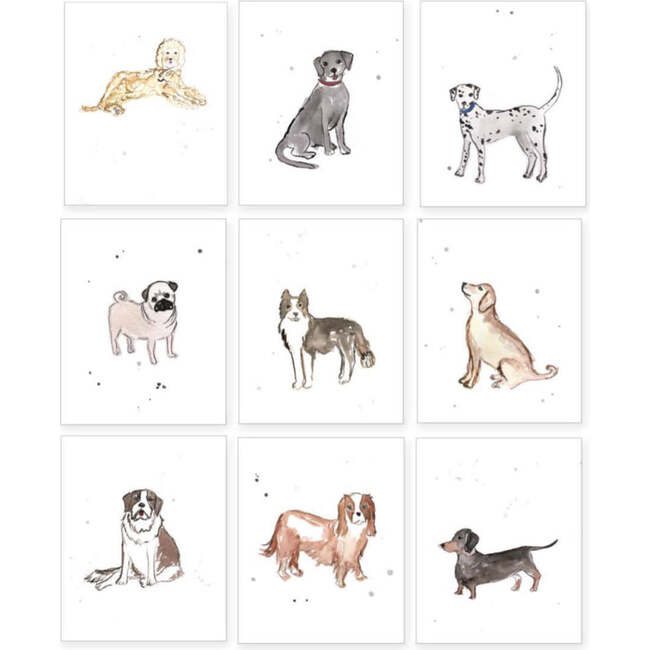 Print Set, Dogs (set of 9) - Wall Décor - 2