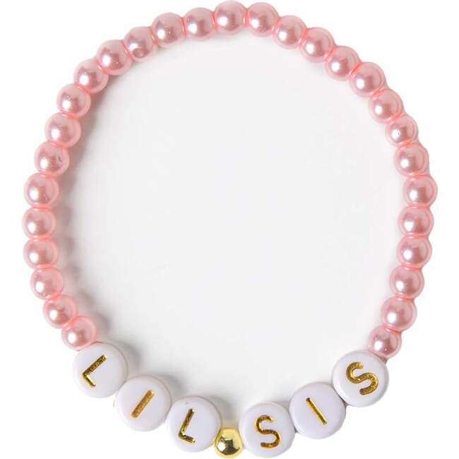 Pink Beaded Bracelet, Little Sis