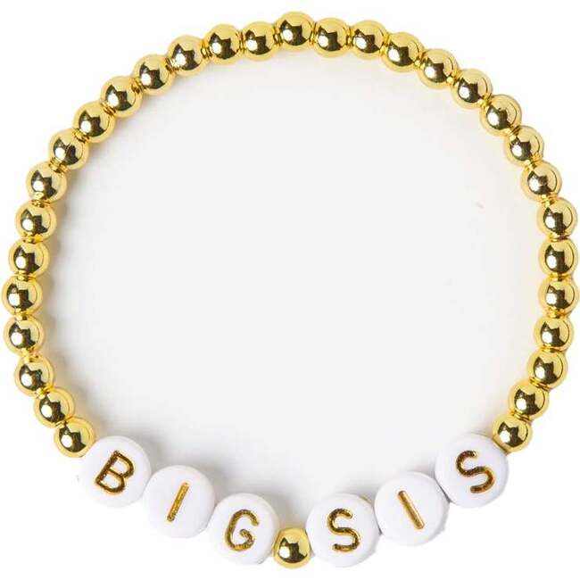 Gold Beaded Bracelets, Big Sis