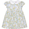 Little Bella Bunny Petal Dress, Blue Bunny - Dresses - 1 - thumbnail