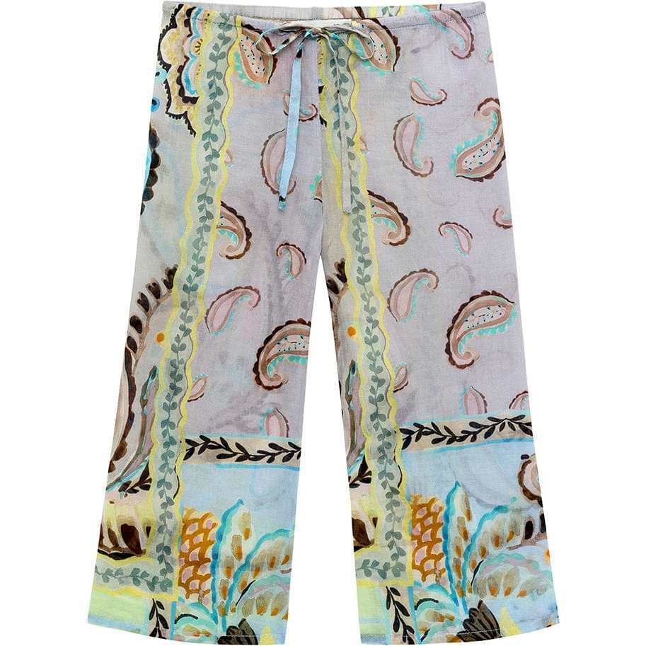 Mini Drawstring Pant, St. Barths Floral - Pants - 1