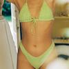 Lulu (Zig-Zag Stitch) Bikini Bottom, Avo Floral - Two Pieces - 3