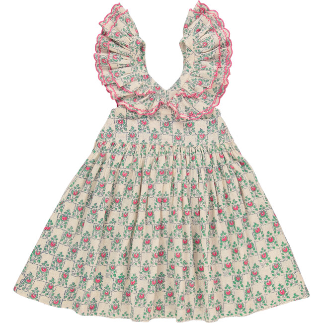 Rosella Dress, Rapunzel Blockprint