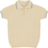 Kane Polo, Natural Knit - Polo Shirts - 1 - thumbnail