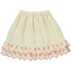 Cerise Skirt, Natural Cherry Denim - Skirts - 1 - thumbnail