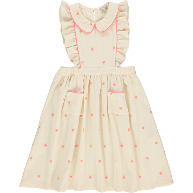 Delilah Apron Dress, Signature Tulips - Dresses - 1