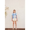 Cerise Skort, Natural Denim - Shorts - 2