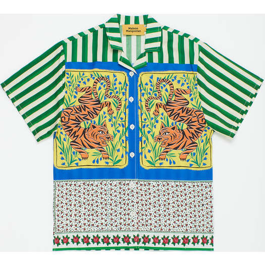 Maison Mangostan パッチワーク　ジャケット　4y Maison Mangostan パッチワーク ジャケット 4y ジャケット・ブルゾン