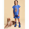 Tiger Sweatshort, Blue - Shorts - 3