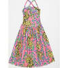 Wrinkle Bengala Dress, Pink - Dresses - 3