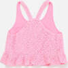 Pommegranate Lace Top, Pink - Shirts - 3