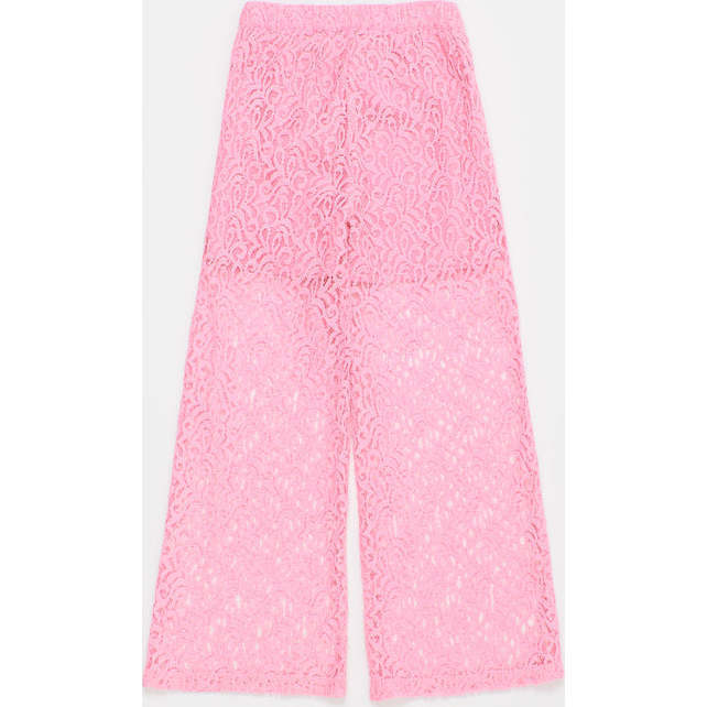 Pommegranate Lace Trousers, Pink - Pants - 4