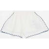 Pomegranate Embroidery Short, White - Shorts - 4