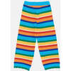 Multistripes Knit Trousers, Multicolor - Pants - 4