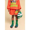 Monkey Logo Sweatshort, Red - Shorts - 2