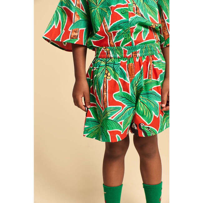 Monkey Forest Short, Red - Shorts - 2