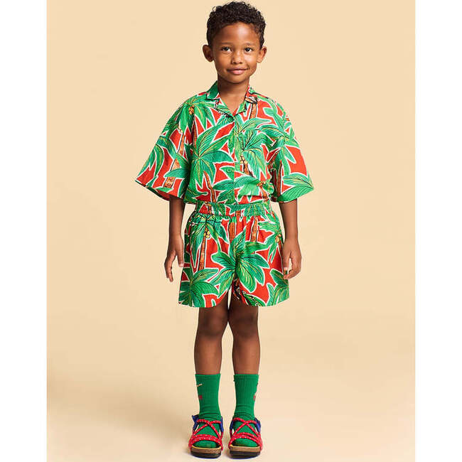 Monkey Forest Short, Red - Shorts - 3