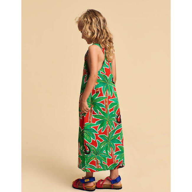 Monkey Forest Dress, Red - Dresses - 2