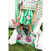 Flowers Stripes Short, White & Green - Shorts - 2