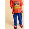 Fringed Trousers, Blue - Pants - 3